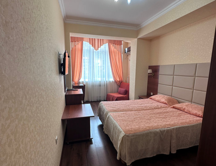 Стандарт 2-местный 1-комнатный без балкона корпус &quot;Г&quot; - ЛОК «Горный Воздух» Лоо