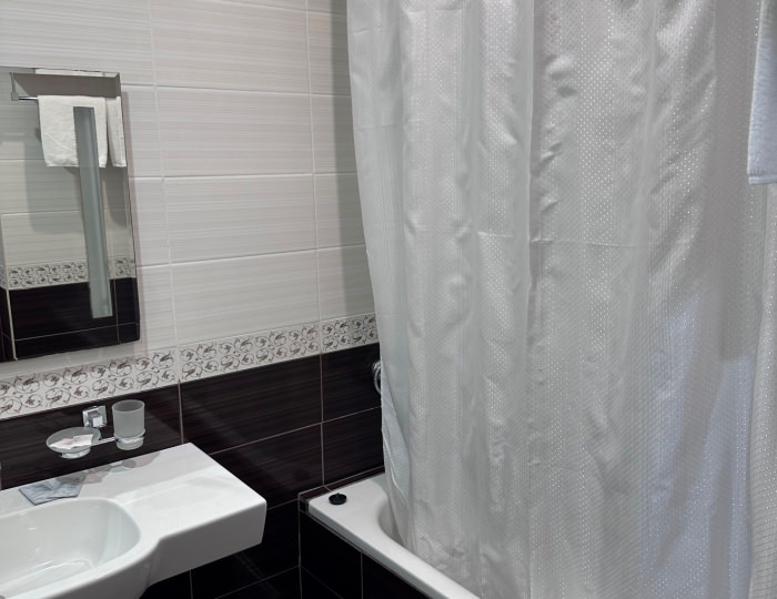 Стандарт 2-местный 1-комнатный с балконом с видом на море корп. "Б" - ЛОК «Горный Воздух» Лоо